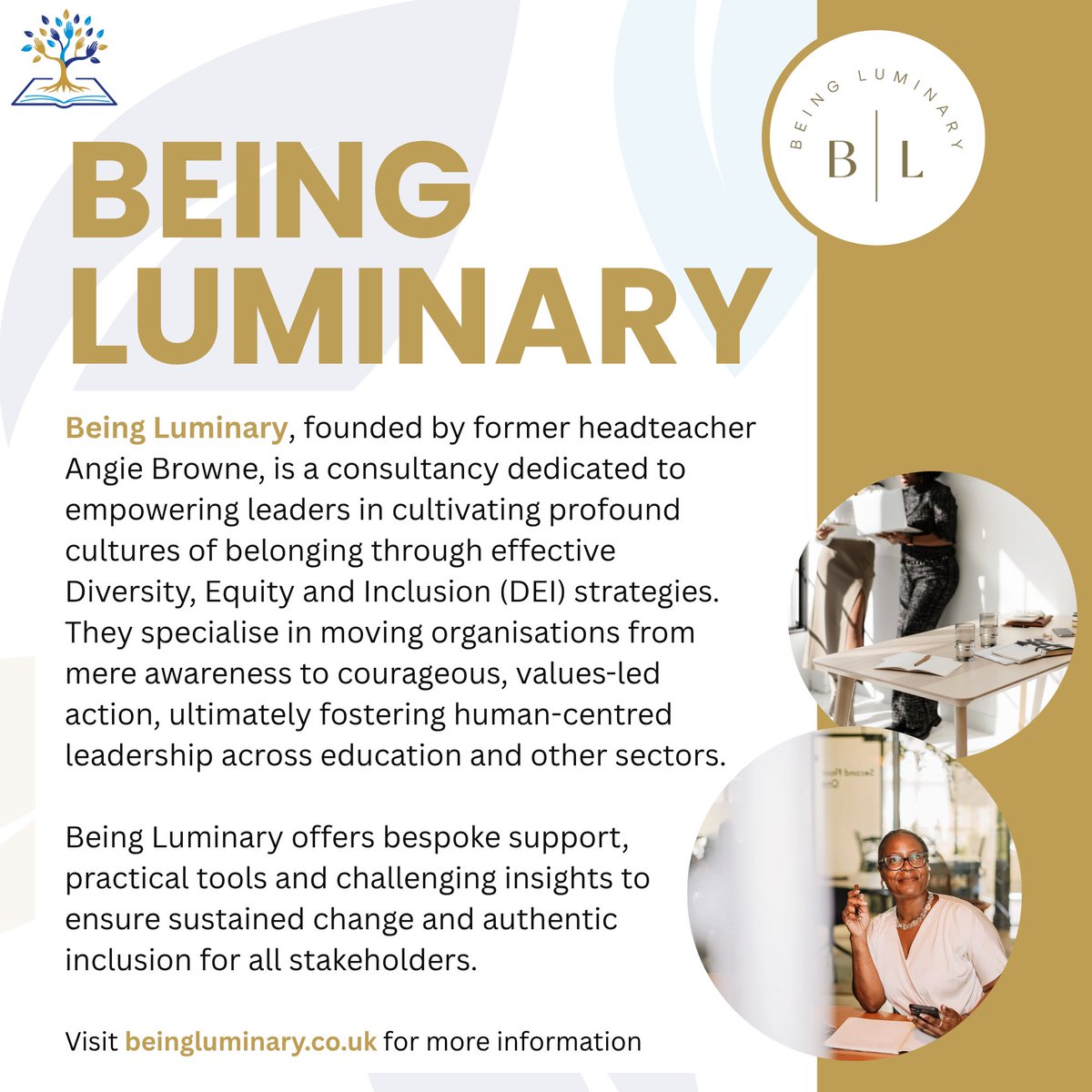 ChilternLT's tweet image. Today, we&apos;re shining a light on @Being_Luminary, a core partner in our &apos;Increasing Diversity in ITT&apos; project, funded by @mission44.

Their commitment to equity and inclusion makes them a vital collaborator as we work to remove barriers and build an equitable teaching career for…