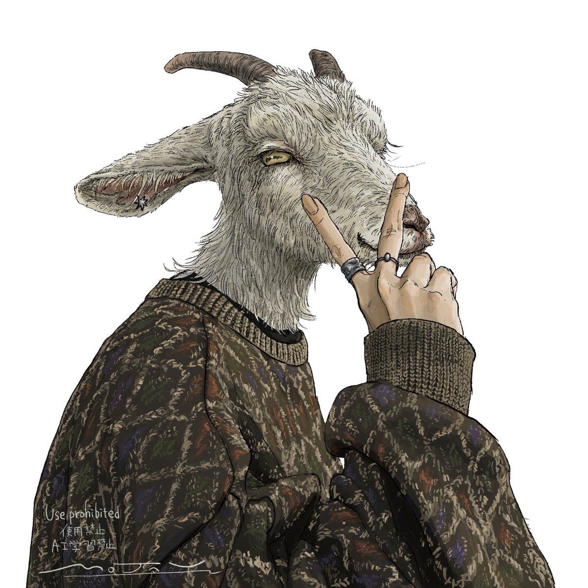 moja12deer's tweet image. お気に入りのニット