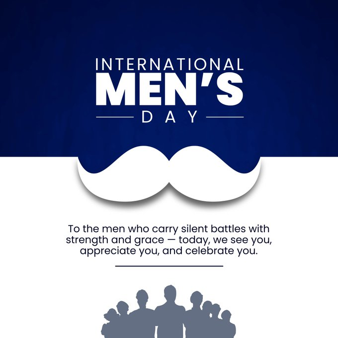 Happy International Men’s Day!💙

#InternationalMensDay