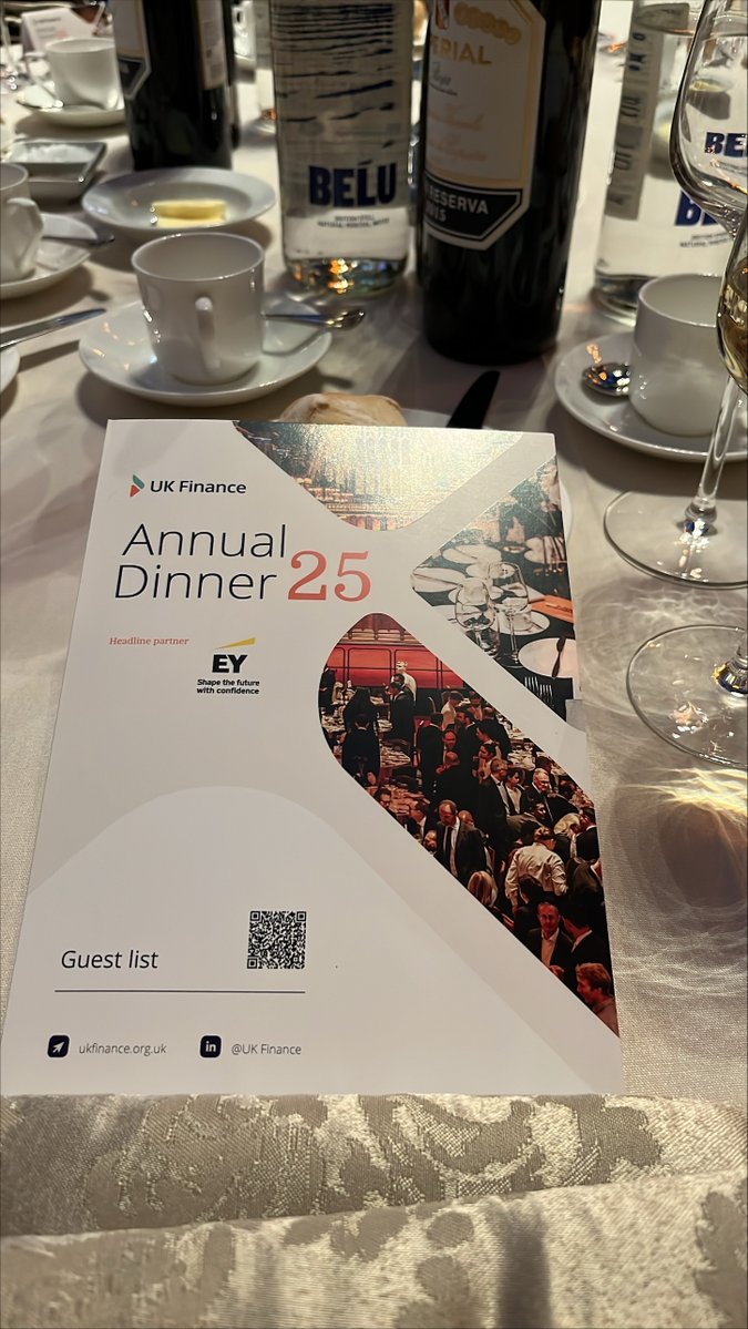 Last night’s UK Finance Annual Dinner was a fantastic opportunity to connect with both new and familiar faces from across the finance industry. It was great to network, exchange insights, and share knowledge. A thoroughly enjoyable evening!
#Networking | #UKFinance