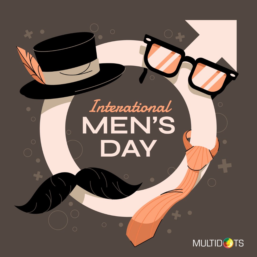 multidots's tweet image. Happy International Men’s Day! 💙 ❤️‍🔥

To the men who uplift others with their presence, guide with patience, and lead with quiet confidence.

We appreciate the values you bring to each day.