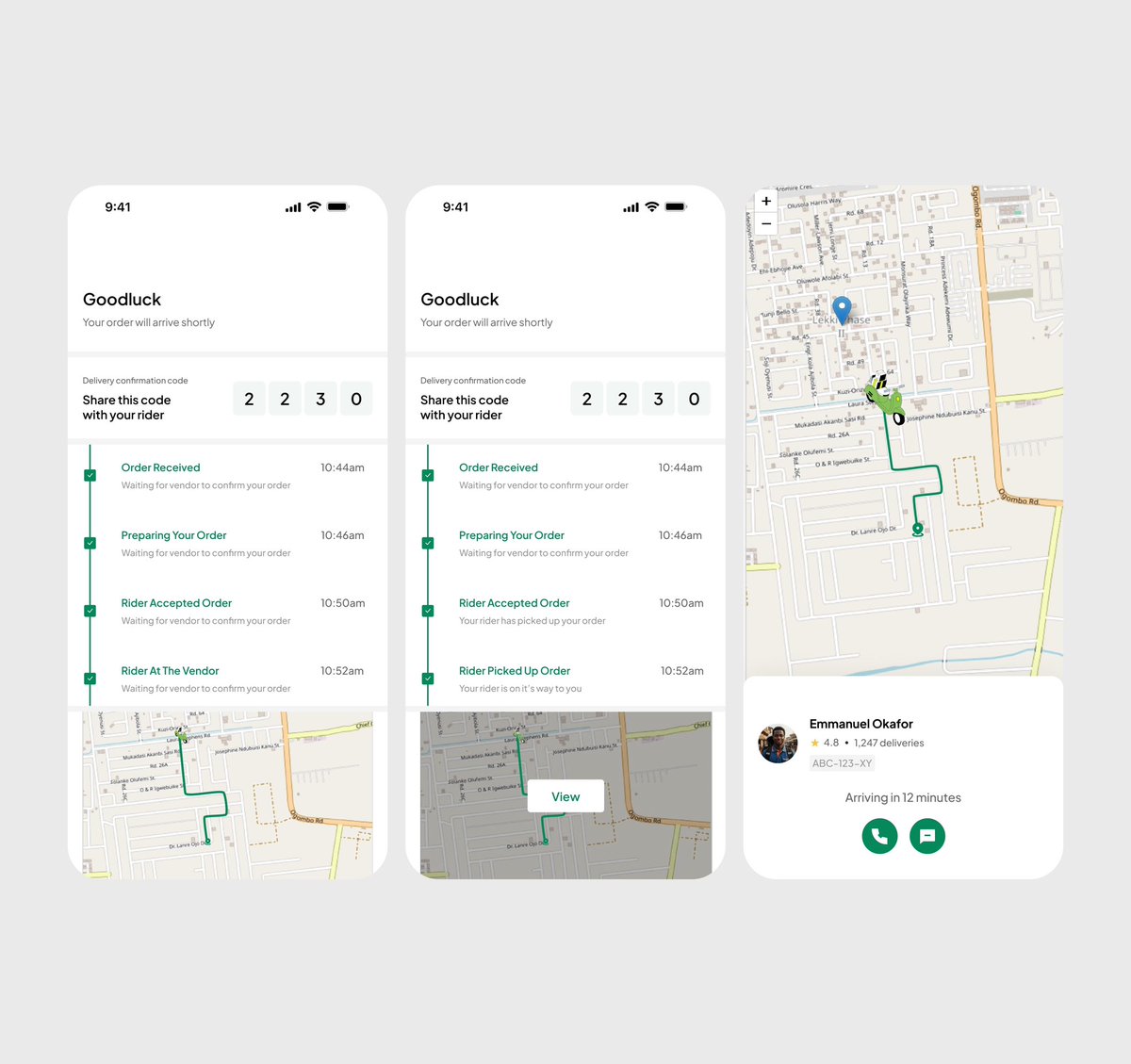anieze_sidney's tweet image. Turning Chowdeck into a real-time delivery experience: polished, intuitive, and user-friendly. #UIUX #ProductDesign #AppUI #Chowdeck