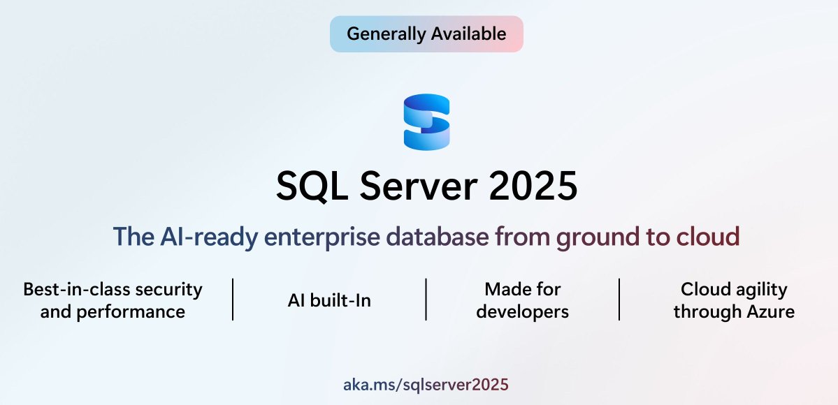 WZorNET's tweet image. 🚨Microsoft SQL Server 2025 is Now Generally Available👨‍💻👉techcommunity.microsoft.com/blog/sqlserver…
🎯Download via direct links from #Microsoft servers MEDIA (*.ISO, *.BOX, *.EXE) #SQLServer2025 #RTM all edition and languages👨‍💻👉pastebin.com/8giK0zrT
👨‍💻@rgadguard✌️
👁️by W.Z.T📡
🗃️#SQLServer2025