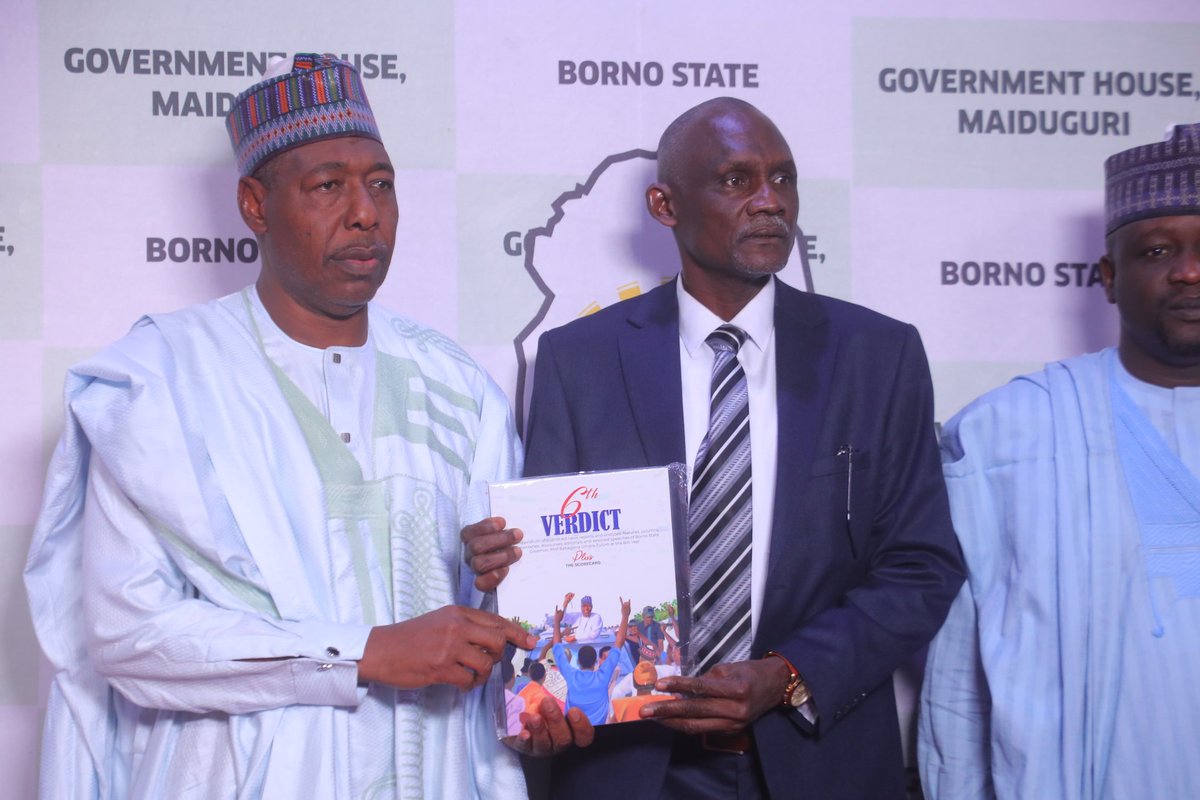 dauda_iliya's tweet photo. Zulum Pledges Access to Justice to People of Borno 

@BornoGovt State Governor, Professor Babagana Umara @ProfZulum, has pledged his administration's support to ensure citizens, particularly victims of Boko Haram insurgency, have access to justice.

The governor made the assurance during a meeting with the Director-General of the @fmojustice Aid Council, Barrister Aliyu Bagudu Abubakar, and his management team at the Government House in Maiduguri.

Governor Zulum stressed the importance of legal representation and expressed commitment to support the vulnerable. “Let me assure you that our people will not be left behind in access to justice, especially the teeming vulnerable people who are victims of Boko Haram insurgency,” Zulum said.

He directed a collaborative effort between the council and state government. “The office of the Attorney General should work closely with your office to come up with a plan on how to harmonize the Office of Public Defenders and that of Citizens Rights Department already existing in the state for the benefit of our people,” he stated.

The governor urged the council to submit a formal request and promised a considered review. “I assure you that we shall look into your demands and see how we can address some of them within the limited resources of the state.

Earlier in his remarks, the Director-General of the Legal Aid Council, Barrister Aliyu Bagudu Abubakar, informed the governor that the council has been providing crucial legal services to insurgency victims and displaced persons, handling cases ranging from property disputes and family matters to gender-based violence.

“From 2021 to 2023, we successfully handled over 2,500 cases including criminal defence, civil matters, and mediation,” Bagudu reported.

To enhance their activities in the state, the Director General requested operational vehicles, an annual subvention, and office furniture and equipment.

The event was attended by the Deputy Governor, Hon. Umar Usman Kadafur; the Senator representing Borno Central, Senator Kaka Shehu Lawan SAN; the Acting Chief of Staff, Dr Babagana Malumbe; other members of the State Executive Council, and Special Advisers.