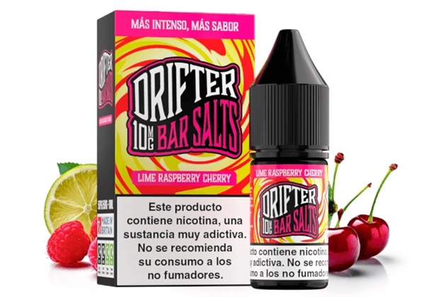 Drifter Bar Salts Lime Raspberry Cherry Salts 10ml
Una mezcla única que combina la frescura del limón, la suavidad de la frambuesa y la dulzura de la cereza.
store-steam.com/index.php?main…