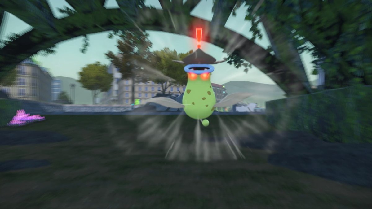 ATE0217's tweet image. オヤブン色違い2匹同時に来た✨️
エレザードには嫌われてるみたい😭

#ポケモンZA
#PokemonLegendsZA