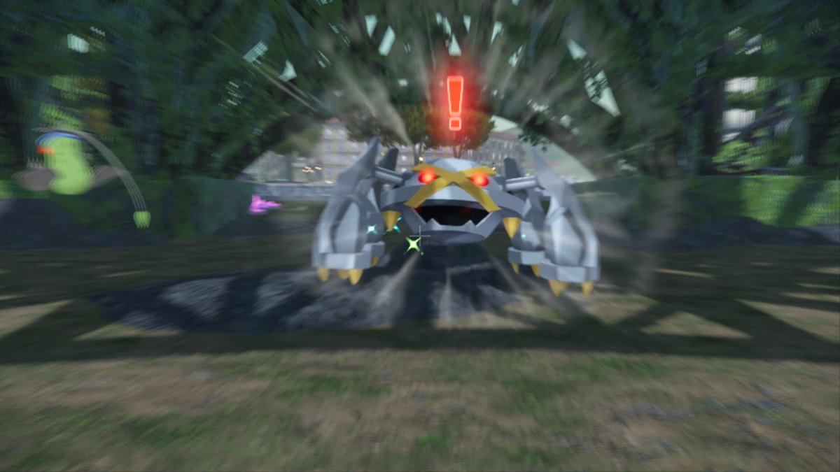 ATE0217's tweet image. オヤブン色違い2匹同時に来た✨️
エレザードには嫌われてるみたい😭

#ポケモンZA
#PokemonLegendsZA