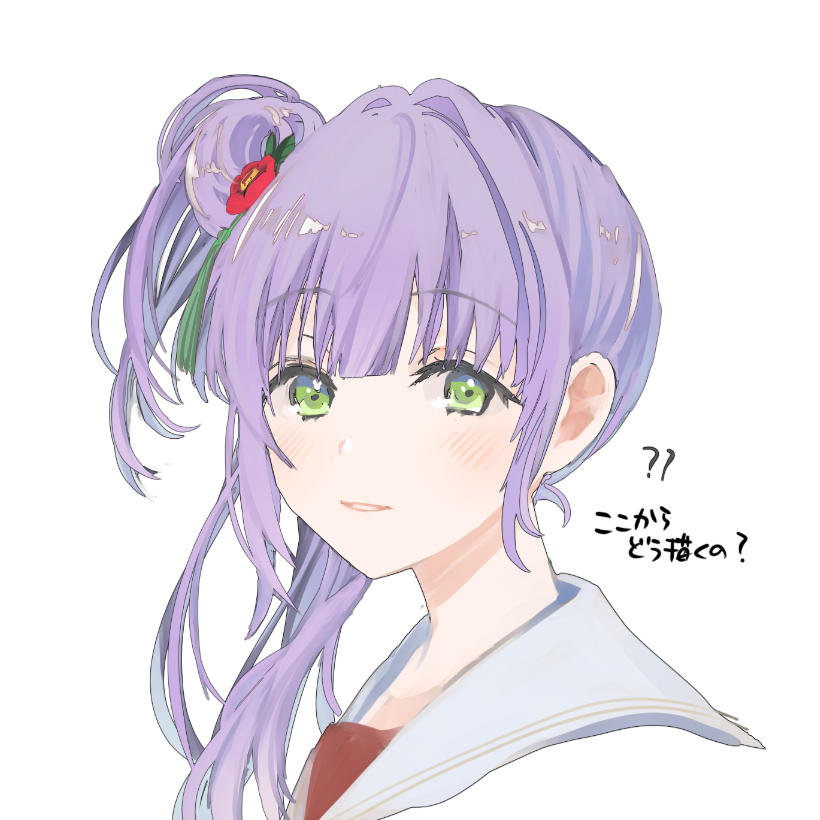 「フチ取りは向いてない」|おのイラスト