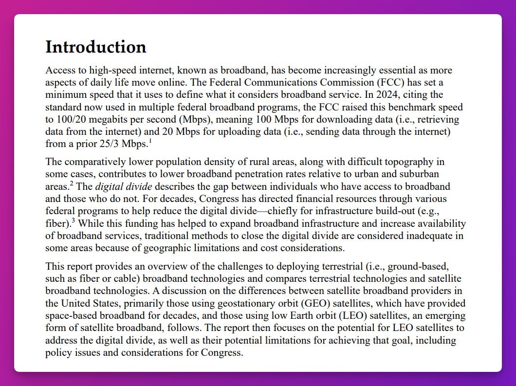 redrum_2001's tweet image. $ASTS - In the US, things are moving ahead in order to  close the digital divide. AST SpaceMobile is mentioned in a research report that&apos;s used by the Congress throughout the legislative process.

&quot;The report then focuses on the potential for LEO satellites to address the digital…
