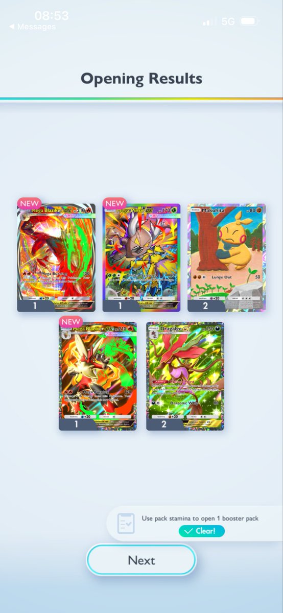 chibihobo's tweet image. My first God pack #PokemonTCGPocket