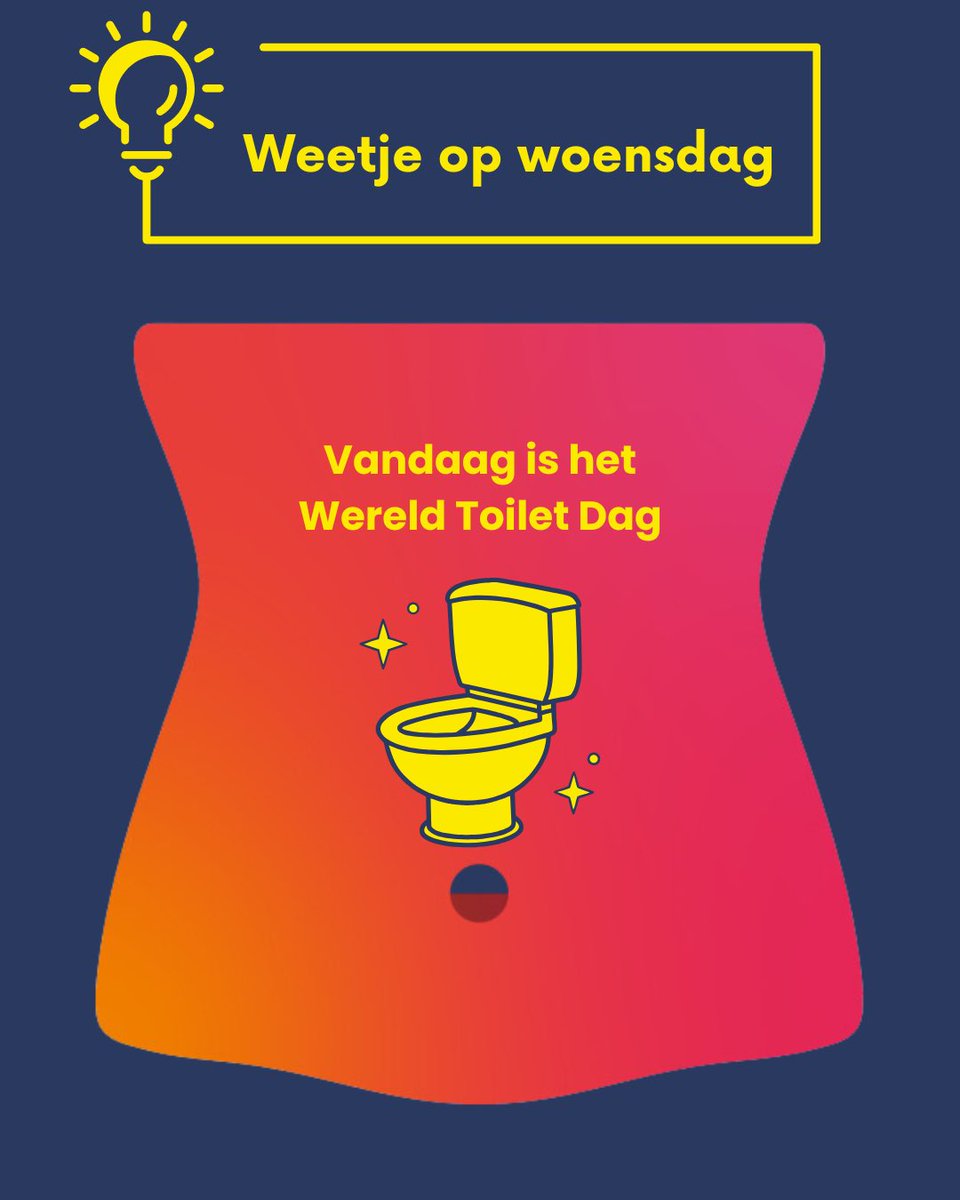 PDSB's tweet image. #WeetjeOpWoensdag: Vandaag is het Wereld Toilet Dag. 🚽

Verschillende belangenorganisaties en fondsen bundelen de krachten voor 1 gezamenlijke toiletpas. 🚾

➡️  pdsb.nl/belangenorgani…

#PrikkelbareDarmSyndroom #WereldToiletDag #toiletpas #stopdevernedering #toegankelijkheid