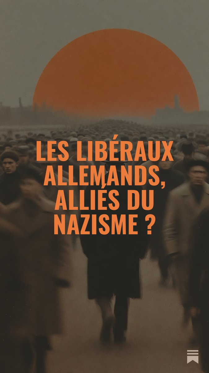 Les libéraux allemands, alliés du nazisme ? ✍️

L'histoire révèle au contraire qu'ils en furent les premières cibles. Les libéraux, respectueux des individus, de la propriété et de la liberté, sont les pires ennemis des idéologies totalitaires.
🔗ufromy.com/p/les-liberaux…