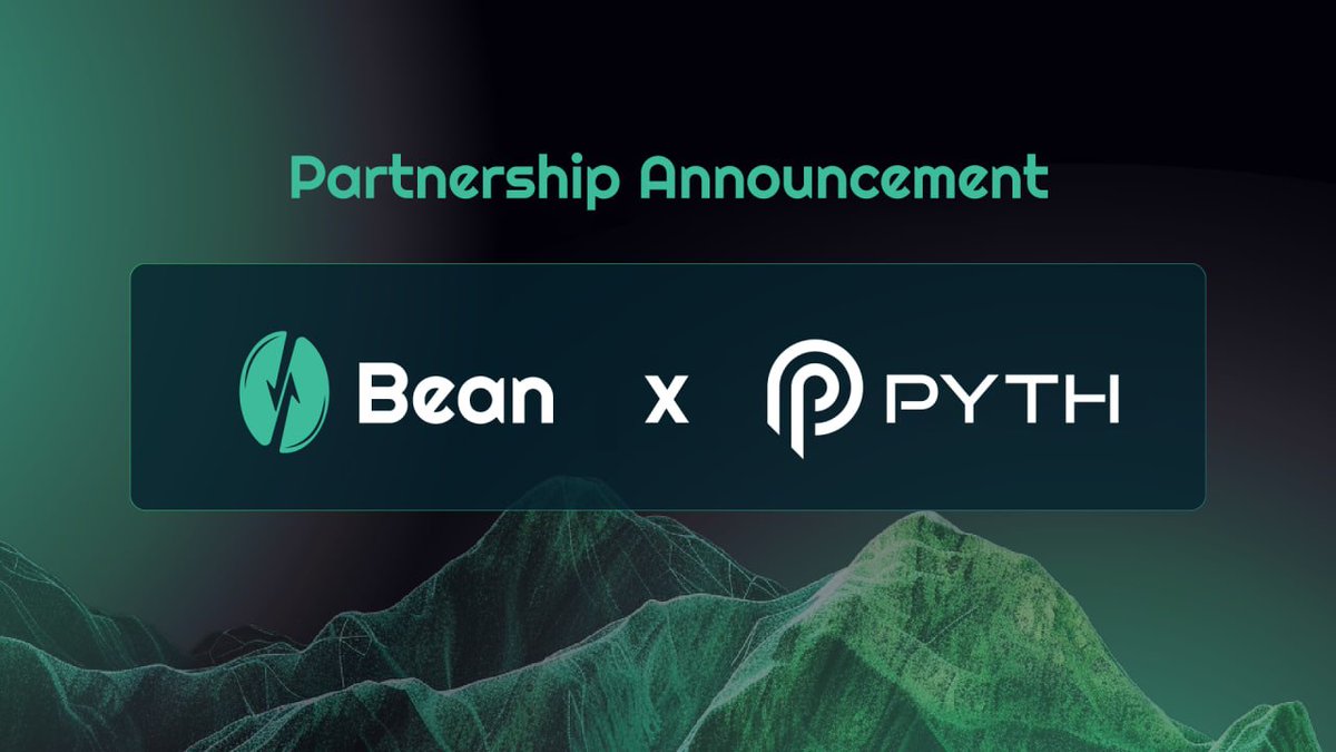 Bean Exchange logo with Pyth Network integration