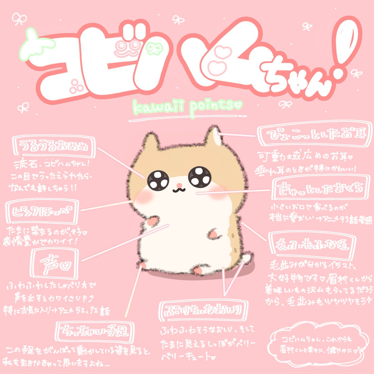 コビハムちゃん【公式】 (@cobihamu_chan) / Posts / X