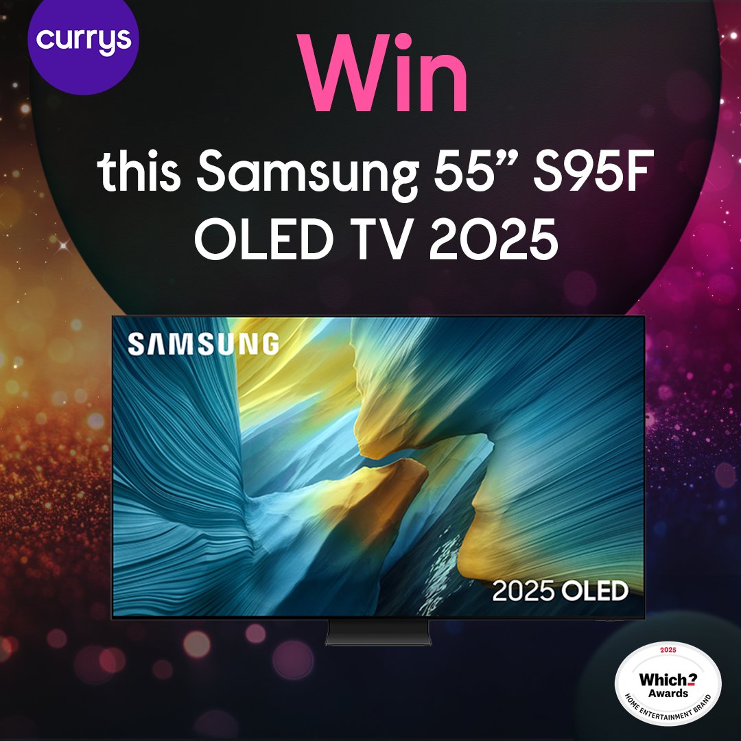 currys's tweet image. ✨ GIVEAWAY TIME✨

We&apos;re celebrating this Black Friday with a full day of TV giveaways! 

To enter follow @Currys, like this post and reply with your favourite series #CurrysPurpleFriday 👇

Comp closes: 20/11
T&amp;amp;Cs: bit.ly/4paMske