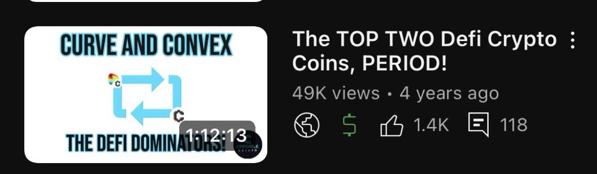 CredibleCrypto's tweet image. It’s been 4 years since my last YouTube video specifically on @CurveFinance and @ConvexFinance and the mechanics behind them both. 

Since that time, there have been a lot of positive fundamental developments.

I’ll be putting out some new content to help break down and explain…