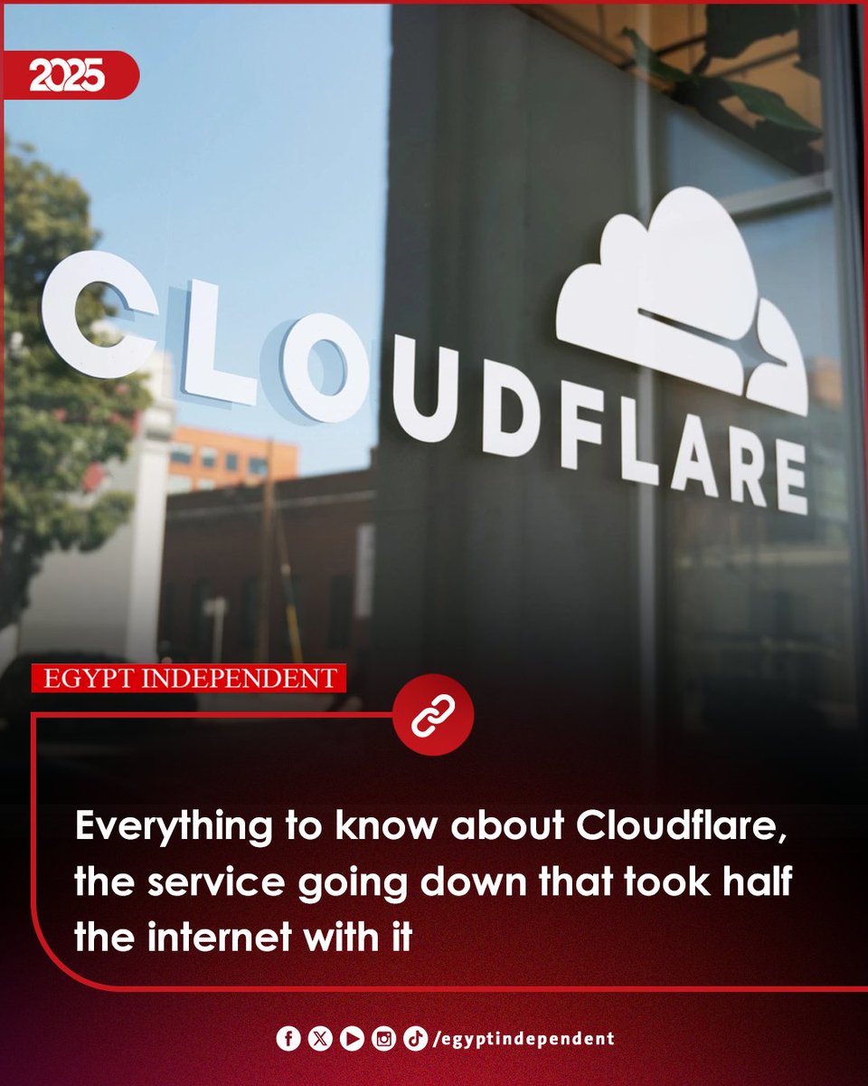 EgyIndependent's tweet image. #AMAY| Everything to know about Cloudflare, the service going down that took half the internet with it
amay.link/rOQxZ