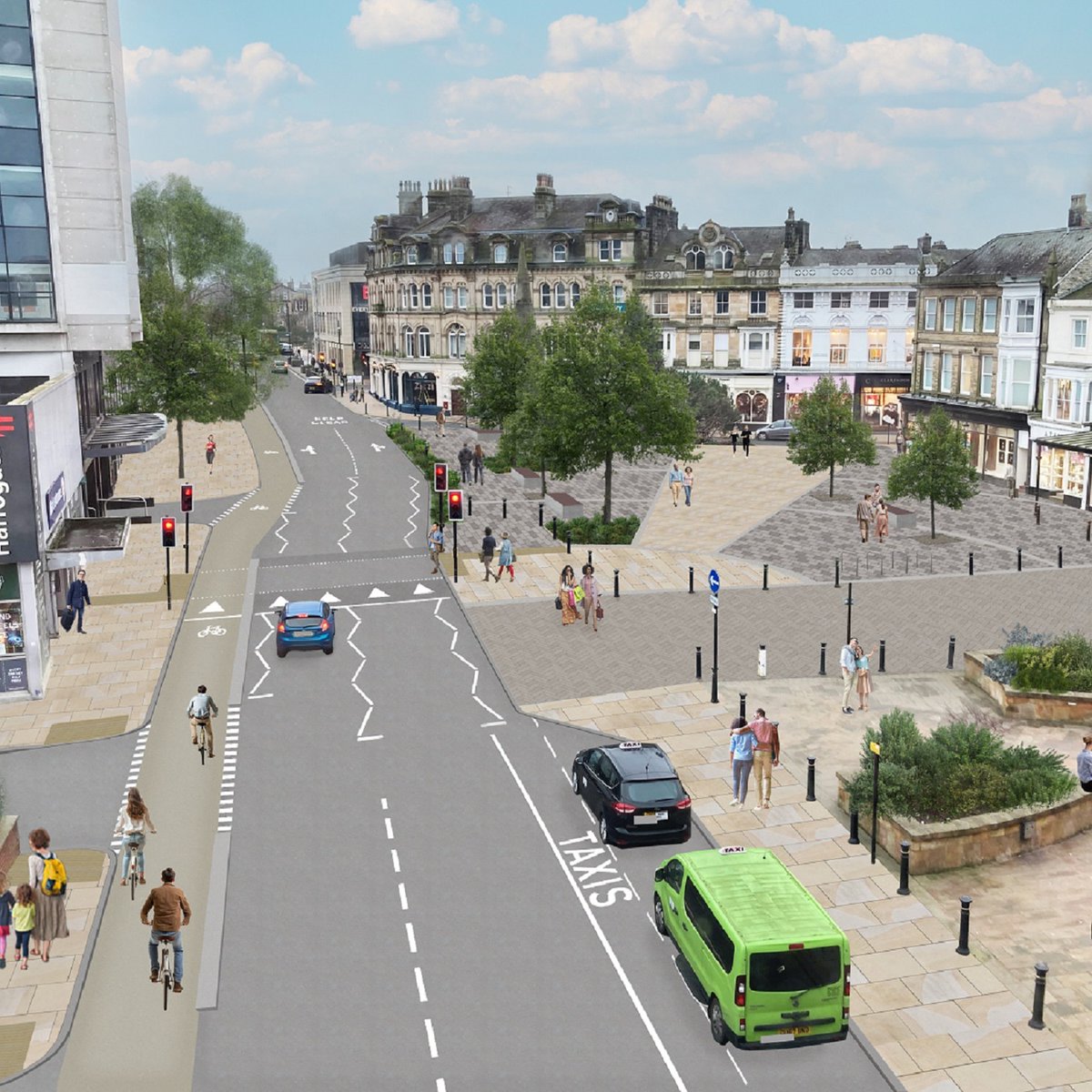 northyorksc's tweet image. Councillors have appointed a contractor for a multi-million pound scheme to improve Harrogate town centre.

Our executive approved entering into a construction contract with NY Highways and funding agreements with the West Yorkshire Combined Authority and the York &amp;amp; North…