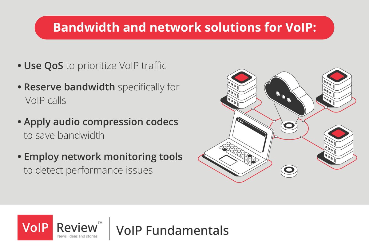 _VoipReview's tweet image. Strong VoIP performance depends on smart network management. Ensuring enough capacity, optimizing traffic flow, and keeping an eye on call quality can make every conversation smooth and reliable.
