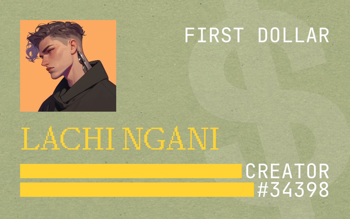 lachiweb3's tweet image. let&apos;s mint First Dollar card

don&apos;t know what to do with this card but Base Founder @jessepollak shilling it

🔗:firstdollar.money/?r=6x675D