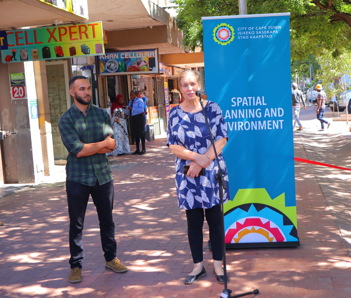 SomaliAssocSA's tweet image. Big strides for Bellville CBD! 🎉 Kruskal Avenue&apos;s upgraded public space is officially open. We were honoured to join Deputy Mayor Eddie Andrews, @VRCID, @GT_Partnership, and @CityofCT reps at the unveiling
#BellvilleCBD #KruskalAvenue #PublicSpaces #CapeTown