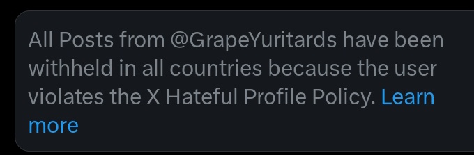 I have never seen this message before I wonder wtf did they said😭😭