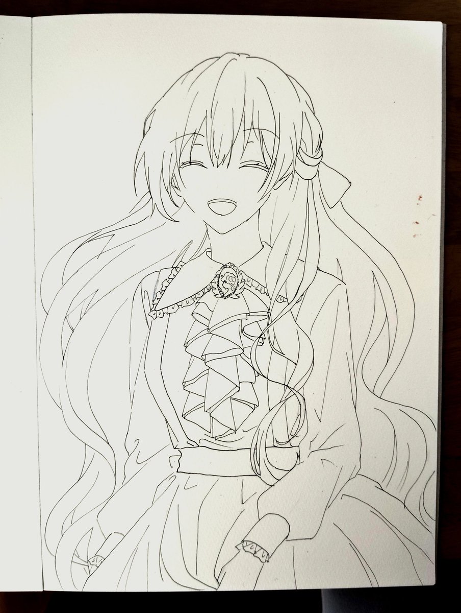 onigirinogu72's tweet image. 線画完了
明日は色塗り