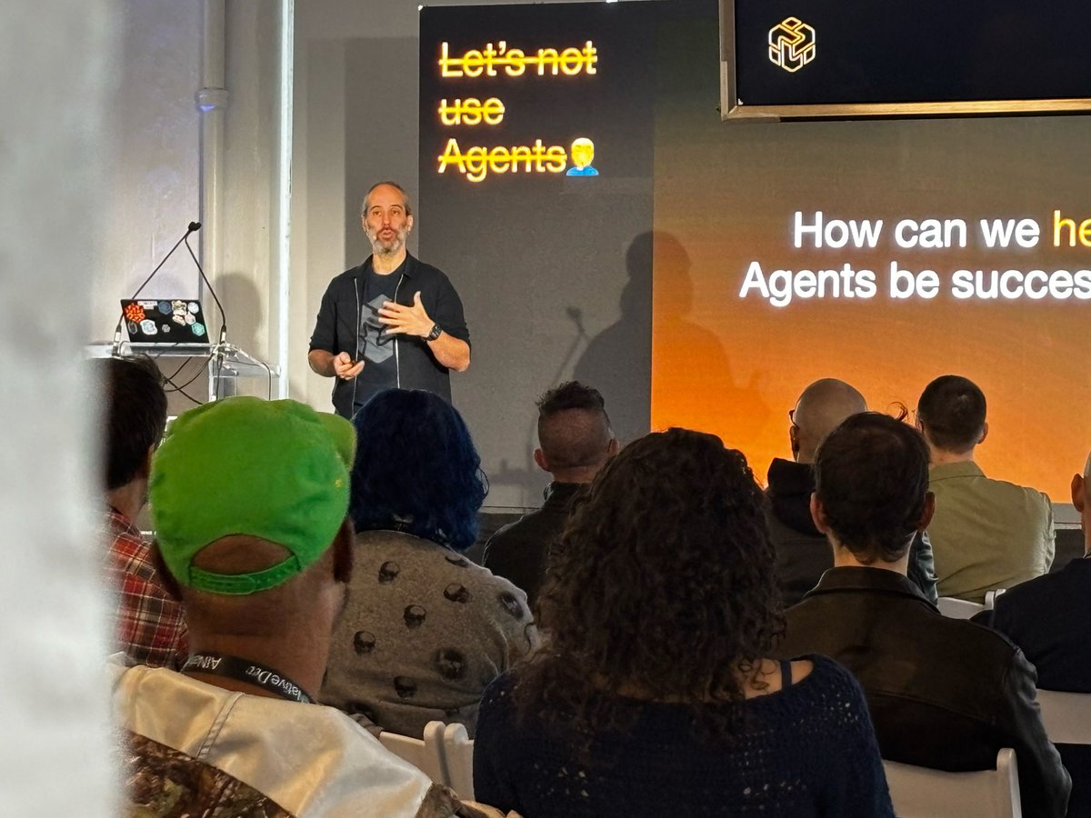 ainativedev's tweet image. Tessl’s own Guy Podjarny is live on the main stage now. 

#AINativeDevCon