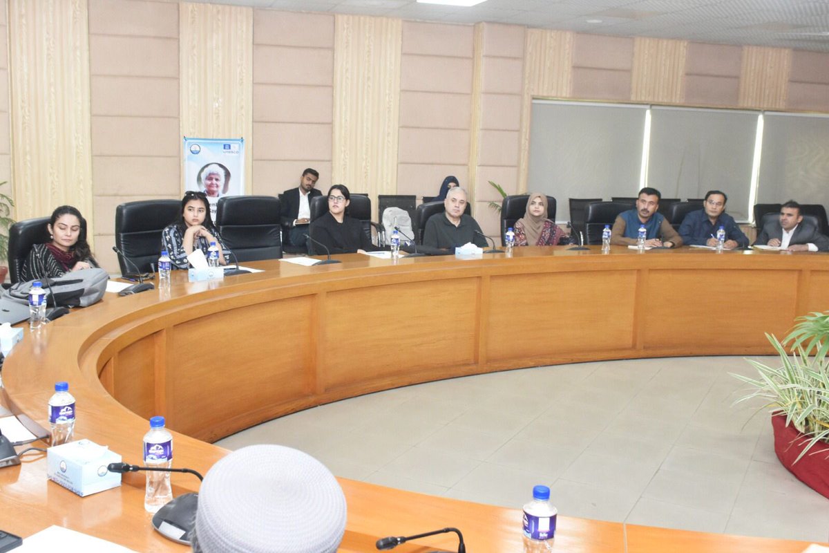 Assoc. Prof. Rohma Khan and MOC Maleeha Bukhari represented BNU-SVAD at the UNESCO Chairholders’ coordination meeting hosted at MNS University of Agriculture, Multan, in collaboration with UNESCO Pakistan.