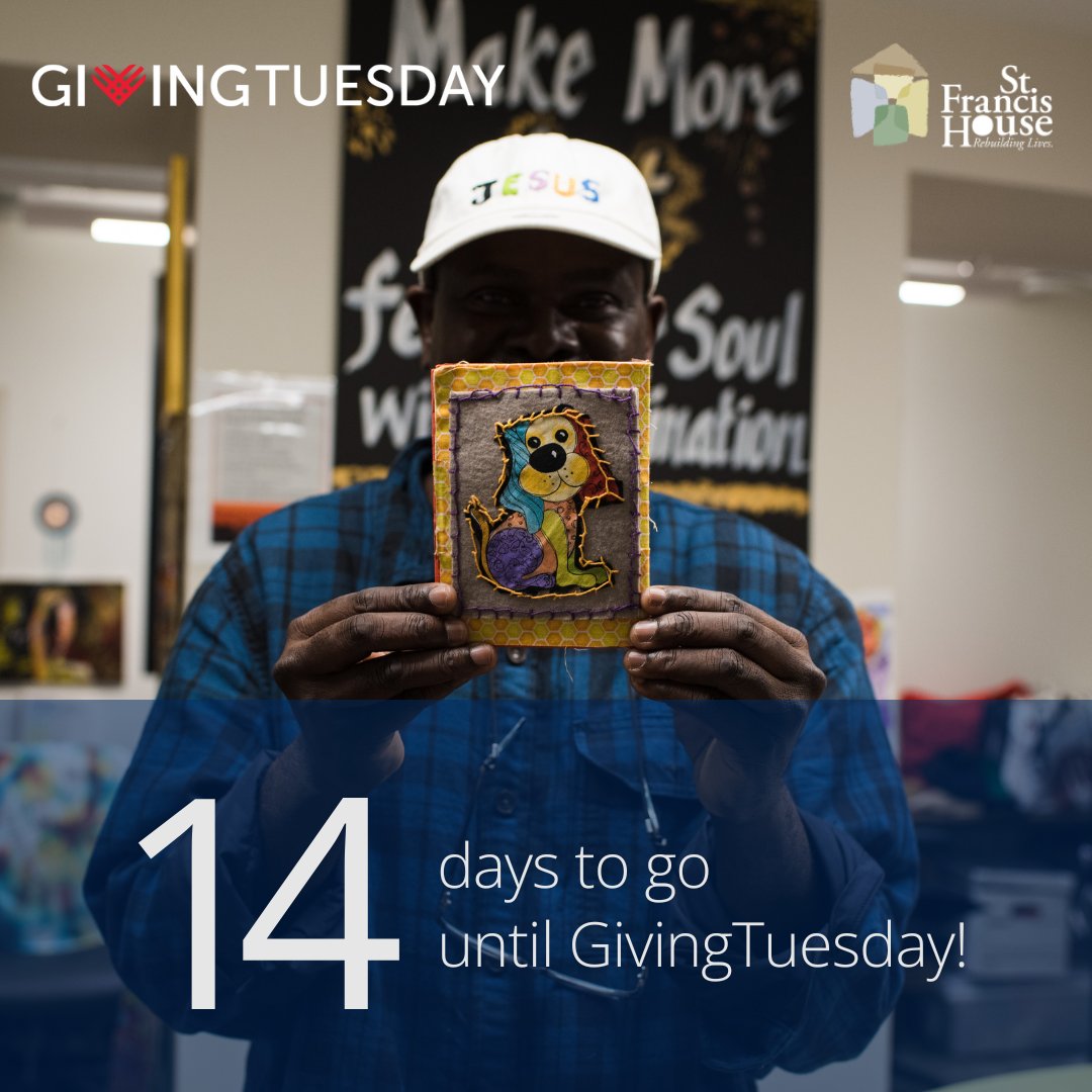 Guests like Deji (pictured) find hope and healing in our art studio — made possible by your support. 🎨

Help us continue that work by giving back on <a href="/GivingTuesday/">#GivingTuesday</a> — just 2 weeks away! 💙👉 bit.ly/4897kCF

#GivingTuesday