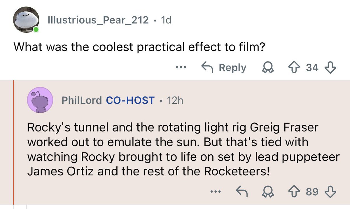 Omg what am I reading?

If this movie doesn’t win at least 3 Oscars it would be the biggest injustice in human history and I’ll never forgive them for that

They put a lot of effort into it and cared about every detail..Hope they get the recognition they deserve!
#ProjectHailMary