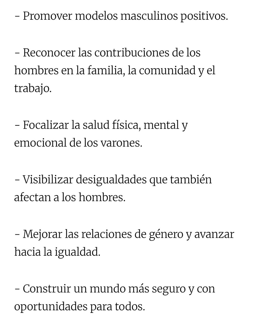 daniadamez's tweet image. Hoy es el día del hombre♂️
Objetivos para tener en cuenta en la designación de este día: