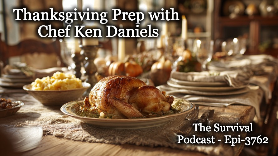 TheSurvivalPodc's tweet image. Live at 12:00 CST –  Full details at tspclive.com

Thanksgiving is almost here. Family time is great but the food can be stressful. Dry turkey, burnt sides, timing chaos. We can’t fix your relatives but we can help you crush the meal.

Today Chef Ken and I cover apps,…