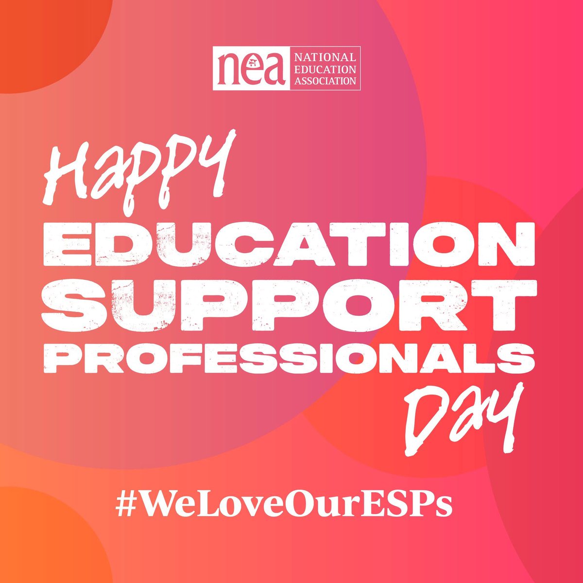 Today, we celebrate National Education Support Professionals Day! Our heartfelt thanks go out to all our support staff—secretaries, classroom aides, office professionals, nurses, food service workers, maintenance teams, bus drivers, security staff, and many others. 

Each of you