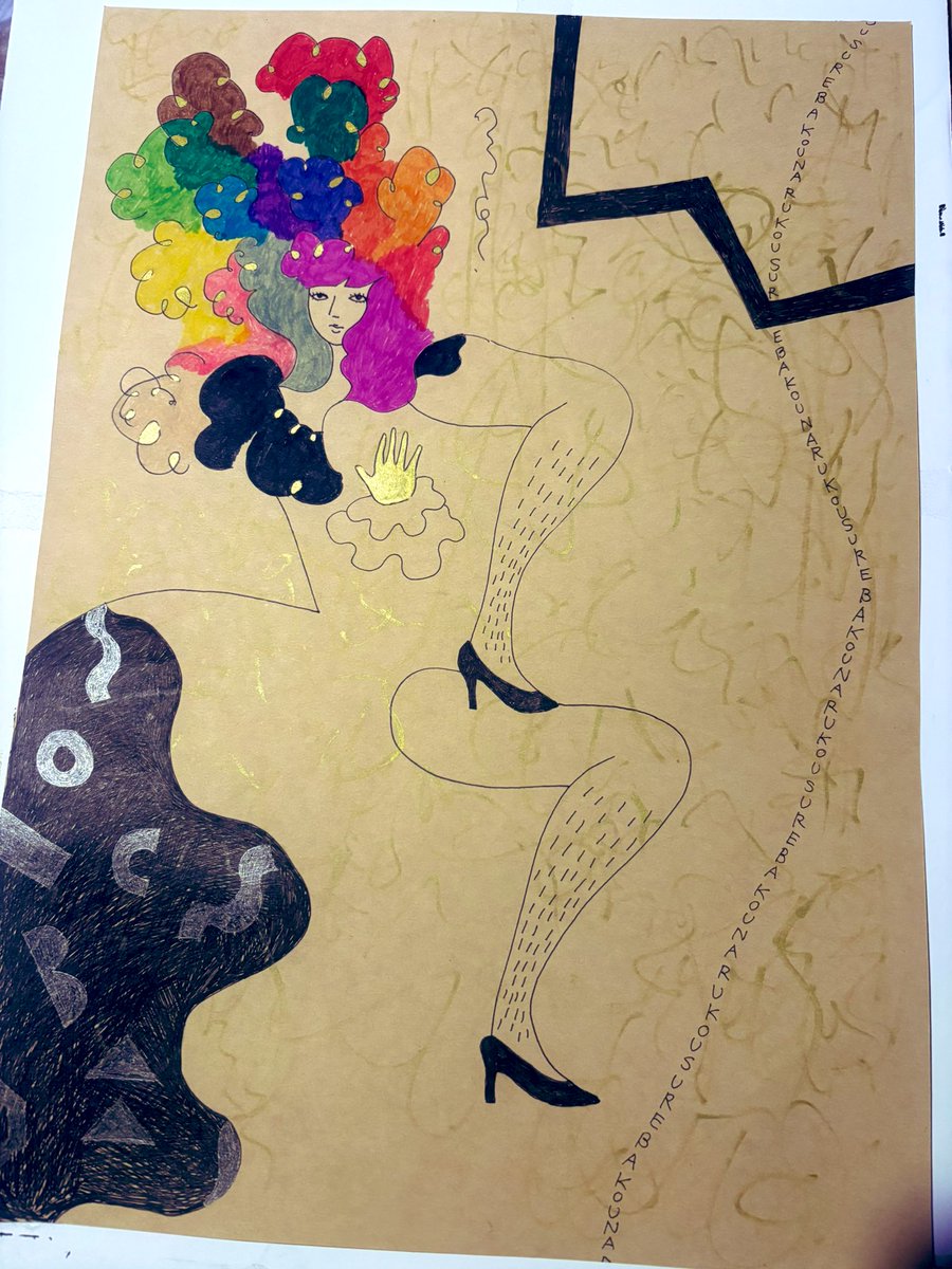 職場の仕事がひと段落したので、また絵を描き始めました( ◠‿◠ )