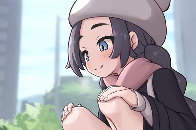 お外おしっこの絵をpixivに投稿しましたー