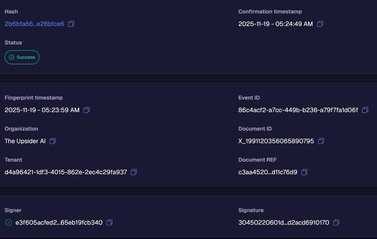 Conste11ation's tweet image. AI can generate ideas, predictions, and insights but it can’t verify the truth behind them.

That’s where Constellation Network comes in.
Our decentralized infrastructure provides Verified Data Automation. 

A cryptographically secured foundation that connects AI intelligence…