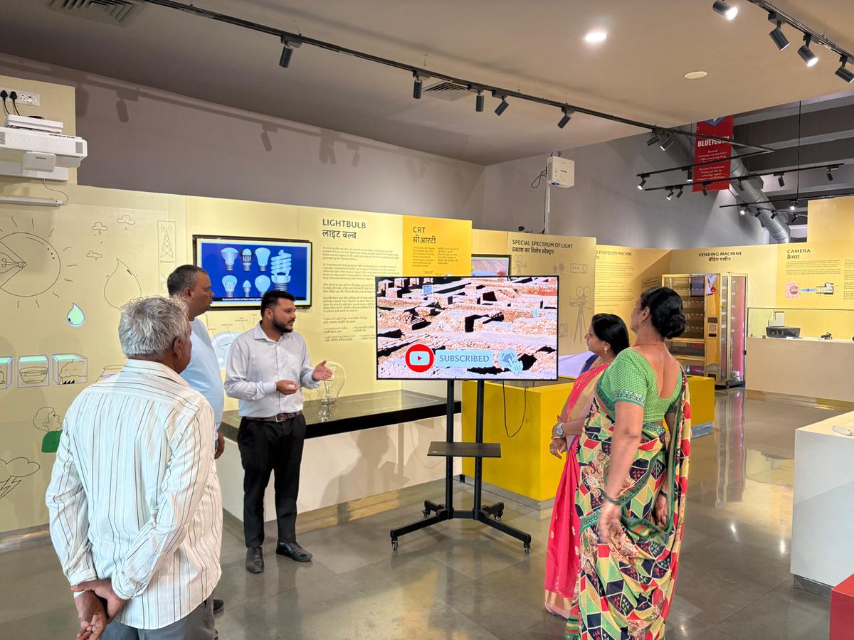 RSCRajkot's tweet image. 🚽🌍 World Toilet Day celebrated at Regional Science Center, Rajkot!
Visitors &amp;amp; students explored the journey of toilets — from ancient sanitation systems to modern innovations.
Celebrating hygiene, awareness &amp;amp; #science! ✨
#WorldToiletDay #RSCRajkot #Sciencerajkot