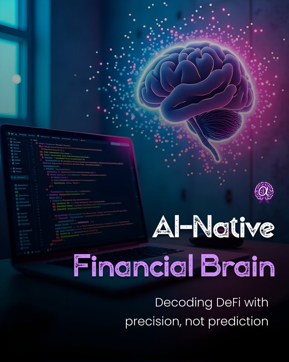 ShavezBtcc's tweet image. The next era of decentralized finance isn’t driven by speculation — it’s driven by intelligence.
Alpha AI introduces an AI-Native Financial Brain built to decode DeFi, not predict it.
It reads patterns across chains, interprets smart-money behavior and understands market…