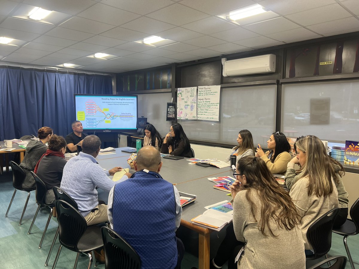 MsHernandezPCSD's tweet image. We are starting our day with Dual Language discussing the importance of language and literacy. 📚📖