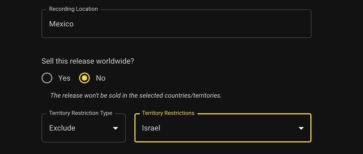 alex_lug's tweet image. Hoy empiezo el día emocionado con la nueva obra mía que está por aterrizar en plataformas, obviamente mi música NO es para invasores de Palestina.
#VIvaPalestinaLibre
Y para quienes puedan tenerlo les deseo un #FelizMiercoles .
🇲🇽🤜🏼💥🤛🏼🇵🇸