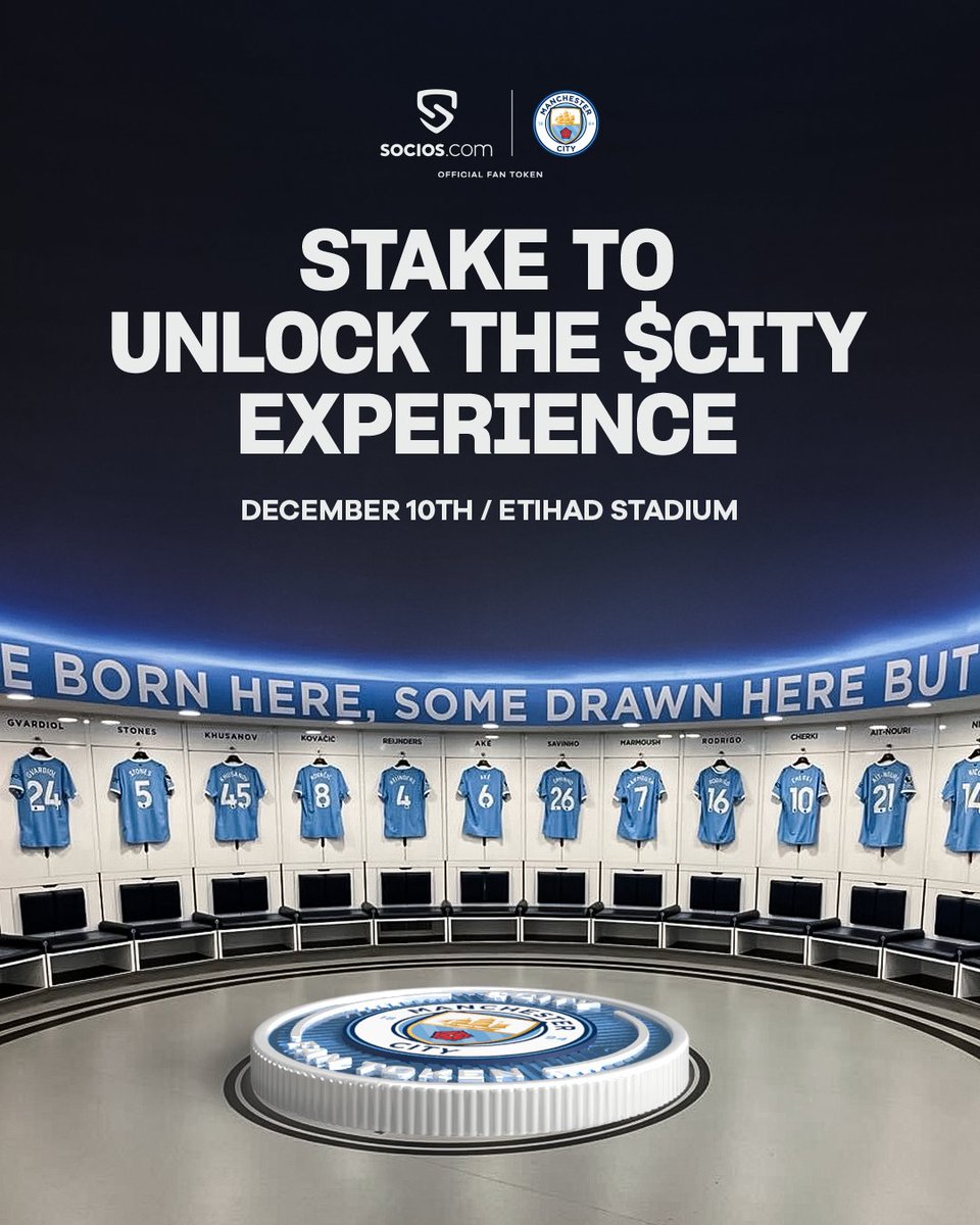 socios's tweet image. An experience most fans can only dream of. 👇 

$CITY