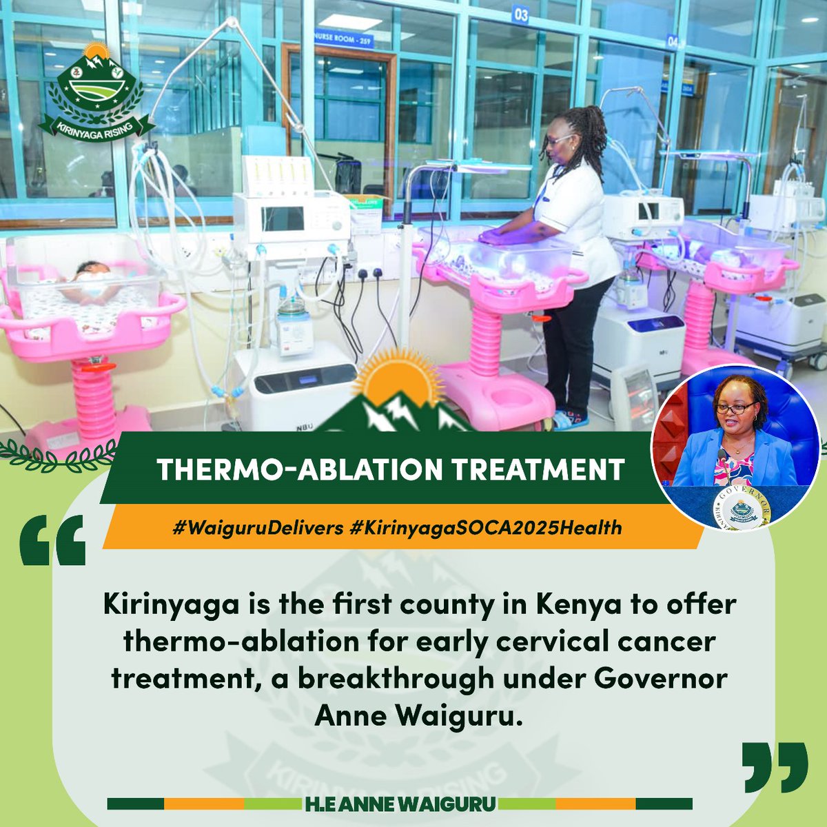 Docfredcomedy's tweet photo. #WaiguruDelivers 
#KirinyagaSOCA2025Health

#WiraWarie https://t.co/A710tm0CP6