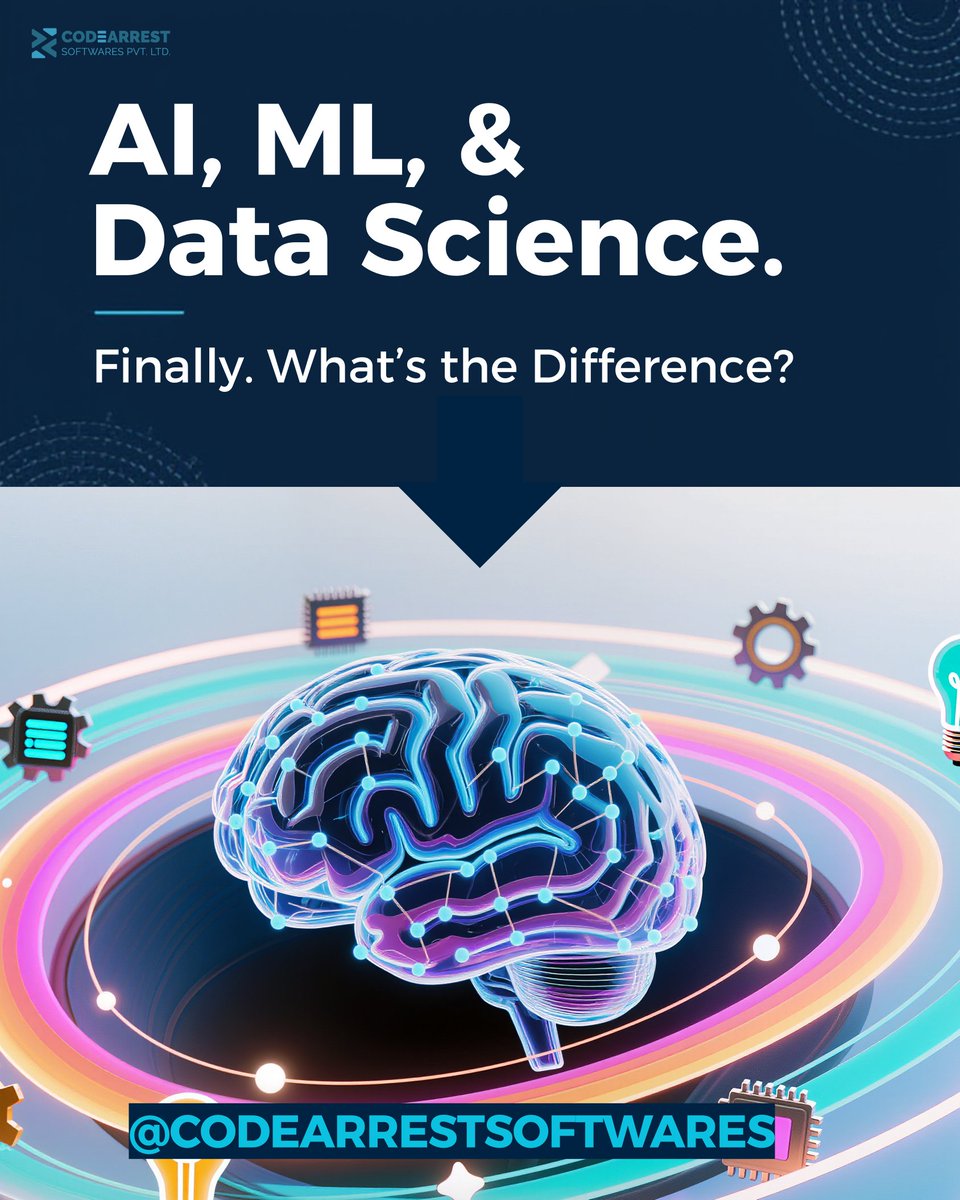codearrest's tweet image. Follow Code Arrest for more technical deep dives. 🚀

#CodeArrest #JobArrest #ClockSession #AI #MachineLearning #DataScience #ML #ArtificialIntelligence #TechEducation #CodingTips #TechDeepDive #BigData #PredictiveAnalytics #Algorithms #SoftwareDevelopment #TechInnovation