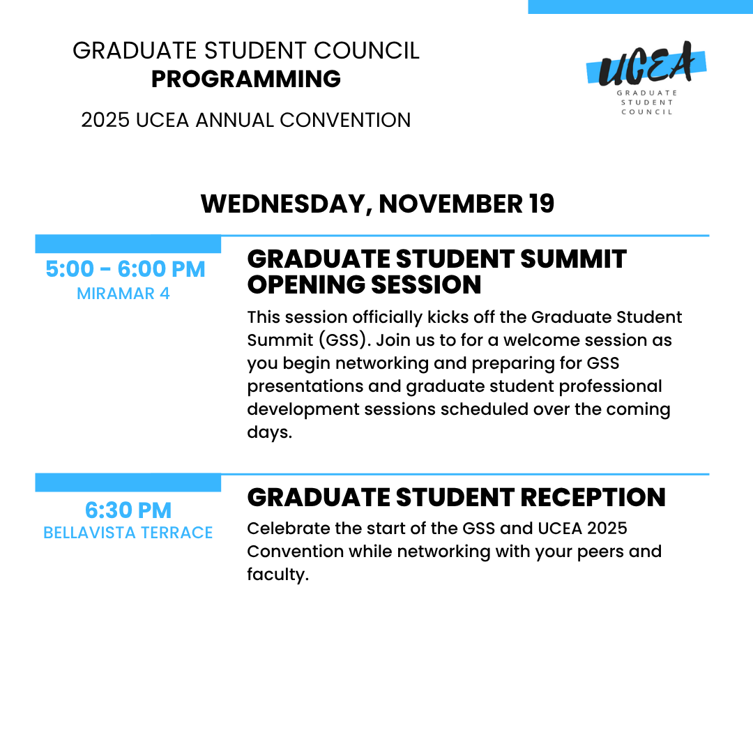 UCEA GSC tweet media