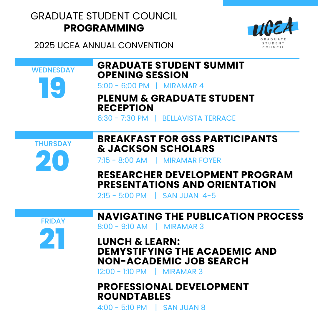 UCEA GSC tweet media