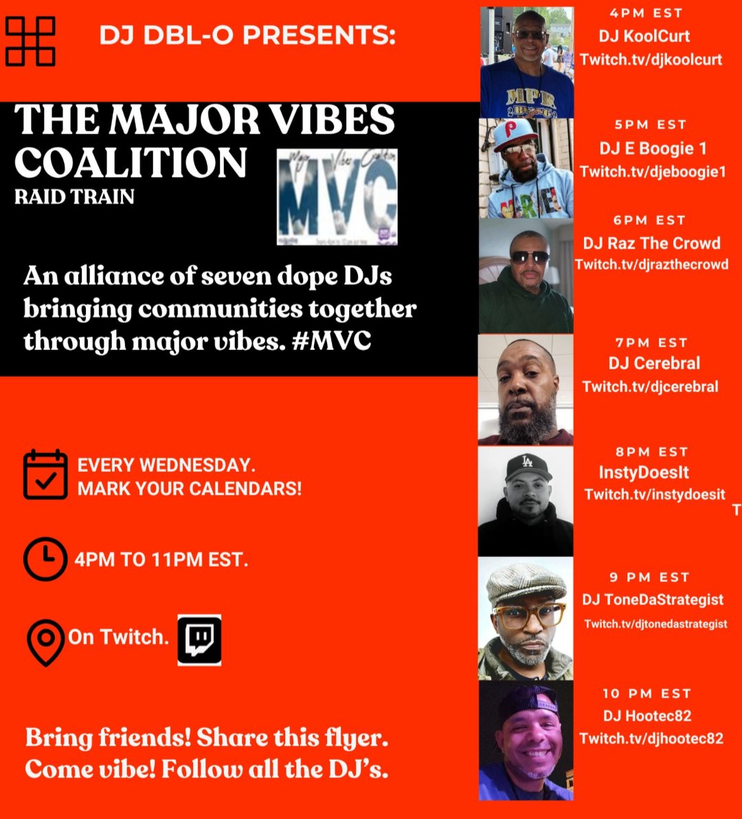 dbl_dj's tweet image. Today beginning at 4pm on Twitch. #MVC