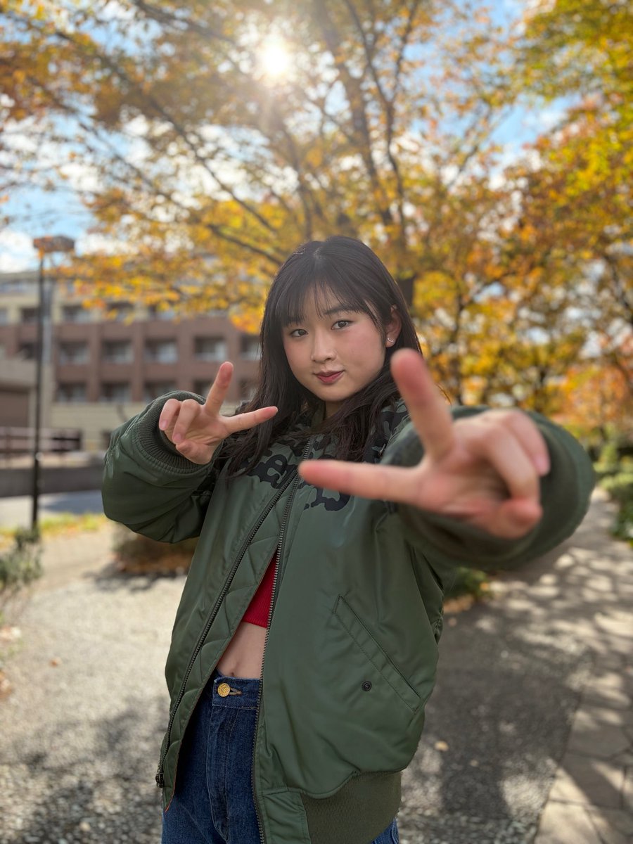 HooNoka2142's tweet image. 綺麗な紅葉に出会えてうれしい☺️🍁
寒くなってきてもスポーツの熱は冷めないよ！！
冬こそ体動かしてこ♪