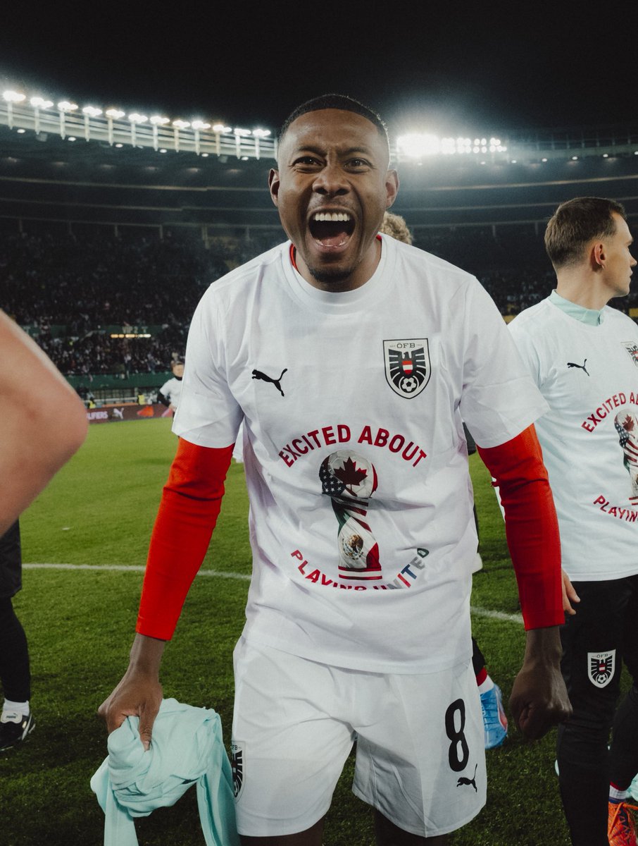 David_Alaba's tweet image. Gemma!!! Proud to be Austrian 🇦🇹❤️ 28 years later….
🔜 @FIFAWorldCup