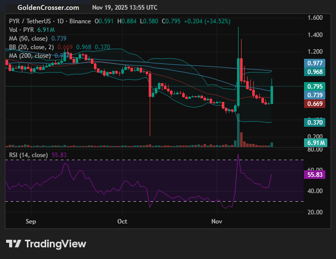 goldencrossertw's tweet image. PYRUSDT gained %47.039 in 1 day time frame!

Signal: No Data

Visit goldencrosser.com/prices/PYR/24h for more info

 #PYR $PYR